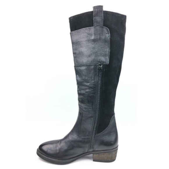 MIA Corey Leather Knee High Pull On Riding Boots - Picture 6 of 11